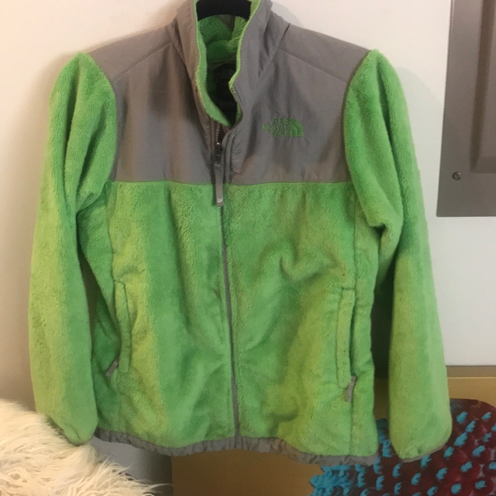 north face furry jacket